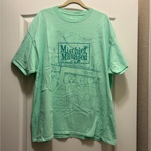 Mint Green Harry Potter Graphic T-Shirt